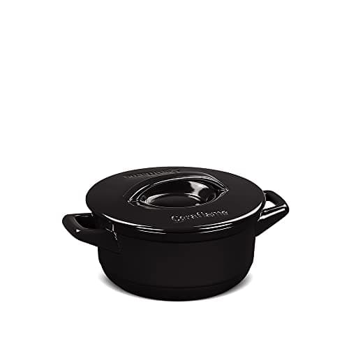 Caçarola de Cerâmica Duo+, 18cm, 1,5 Litros, Preto, Ceraflame
