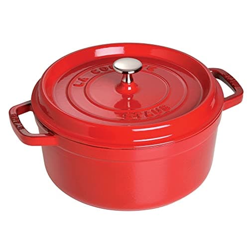 Staub Cocote redondo de ferro fundido, 5,5 litros, cereja