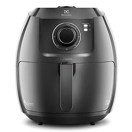 Electrolux Fritadeira Elétrica sem oleo Air fryer 6,5L 8 receitas pré-sugeridas desligamento automatico cesto removivel 1700W EAF50 grafite 220v por Rita Lobo